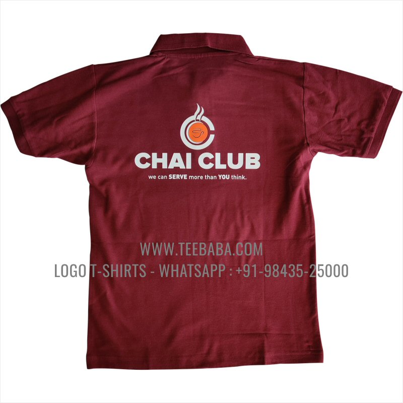 Cafe Uniform Collar Polo T-Shirt