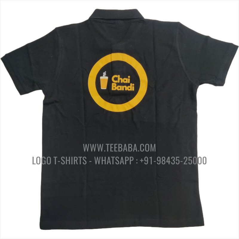 Cafe Uniform Collar Polo T-Shirt