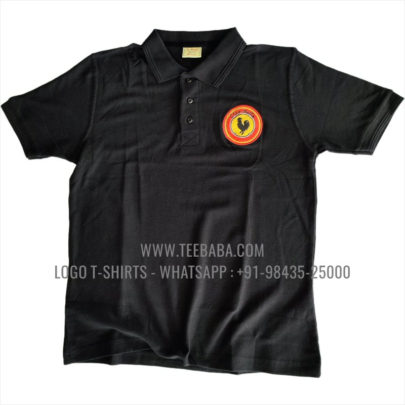 Cafe Uniform Collar Polo T-Shirt