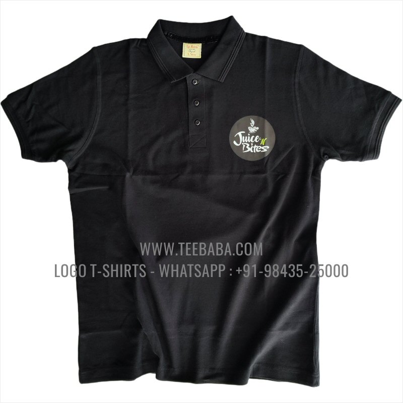 Cafe Uniform Collar Polo T-Shirt