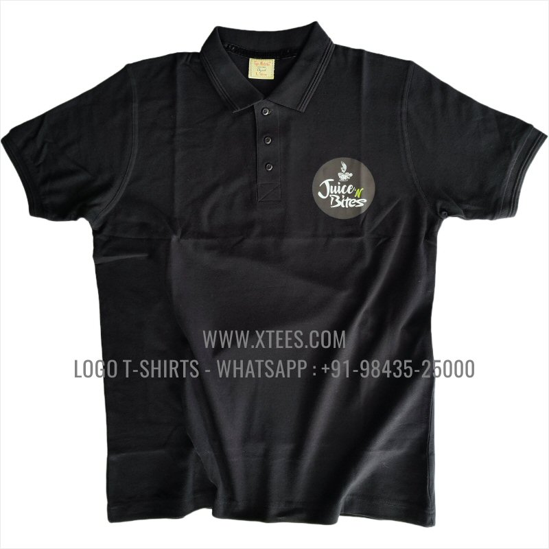 Coffee Shop Uniform Collar Polo T-Shirt