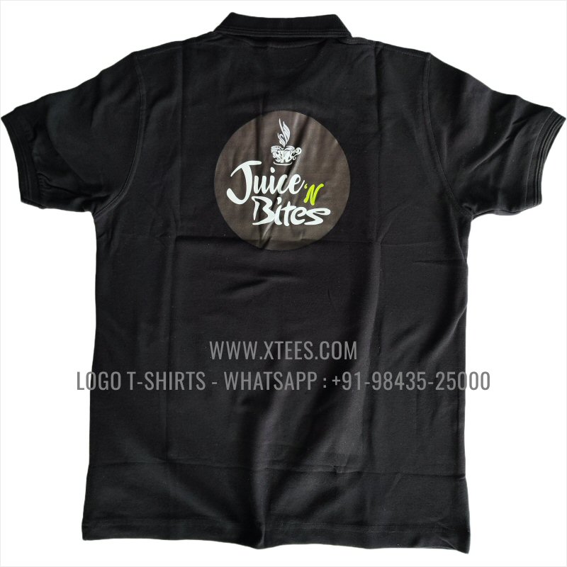 Coffee Shop Uniform Collar Polo T-Shirt