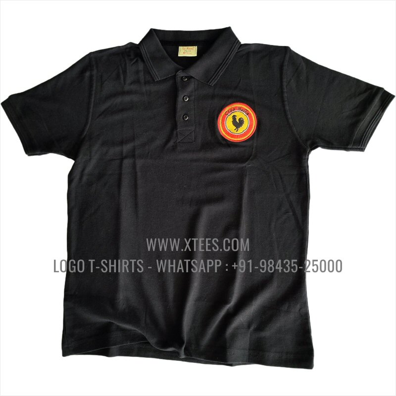 Coffee Shop Uniform Collar Polo T-Shirt