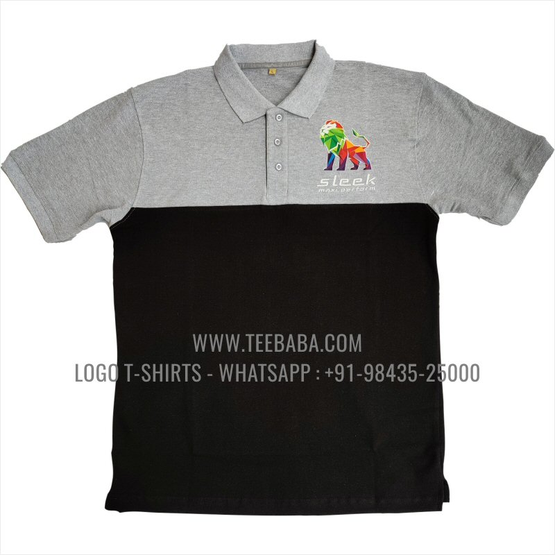 Color Block Collar Polo T-Shirt