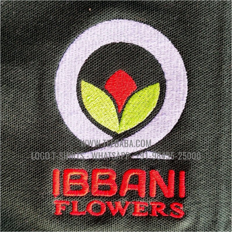 Flower Delivery Uniform Collar Polo T-Shirt