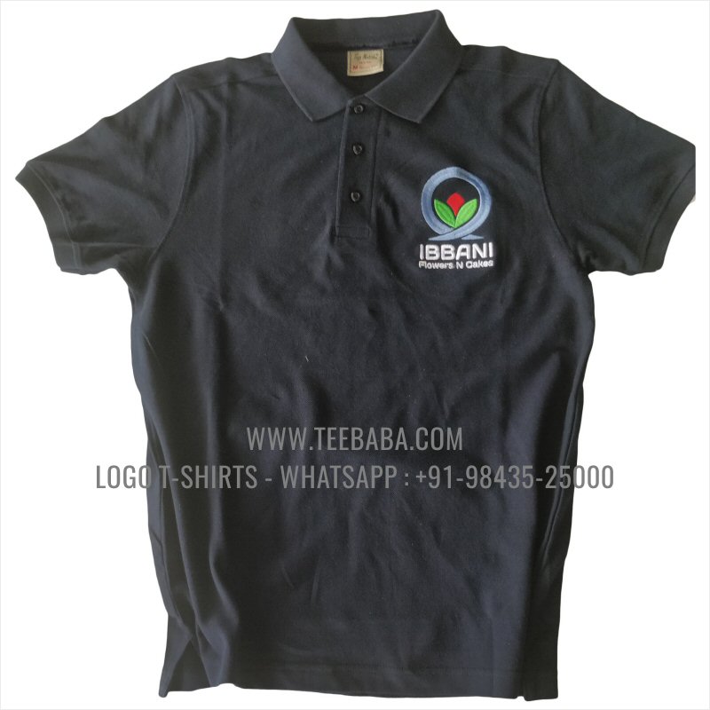 Flower Delivery Uniform Collar Polo T-Shirt