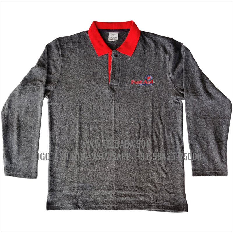 Full Sleeve Collar Polo T-Shirt