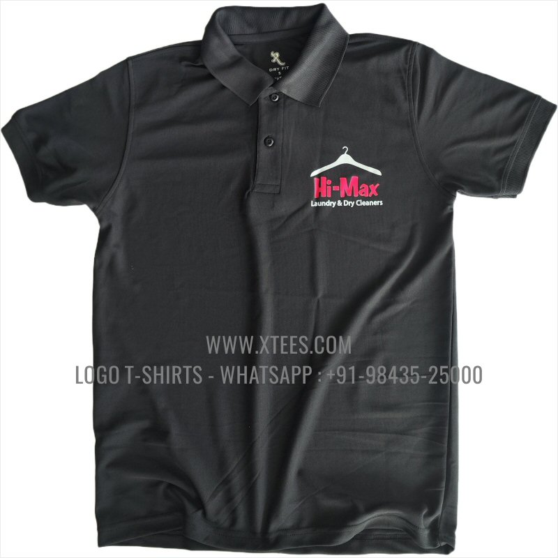 Laundry And Dry Cleaners Uniform Collar Polo T-Shirt