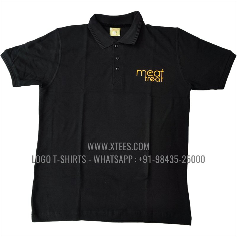 Online Meat Delivery Apps Uniform Collar Polo T-Shirt