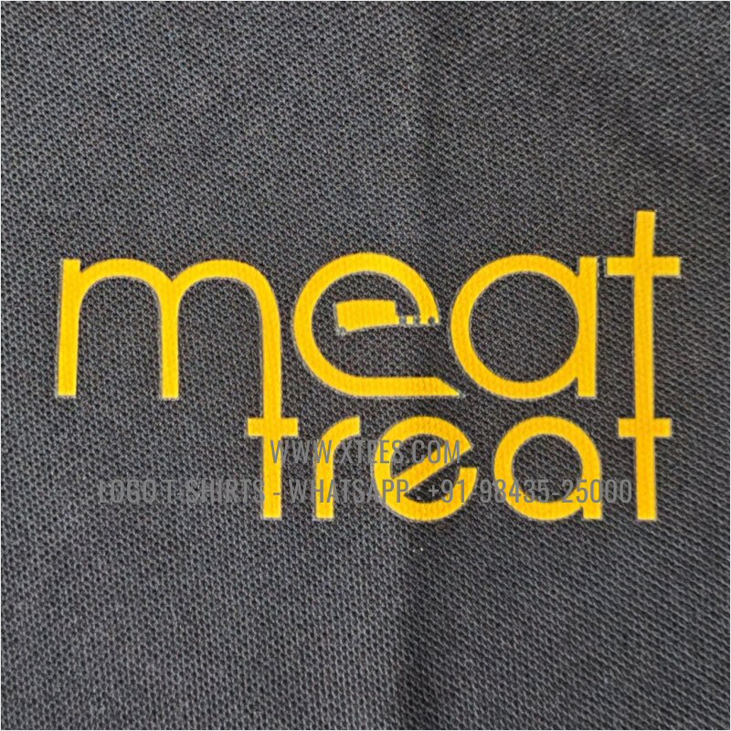 Online Meat Delivery Apps Uniform Collar Polo T-Shirt