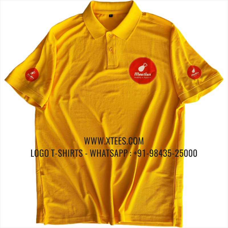 Online Meat Delivery Apps Uniform Collar Polo T-Shirt