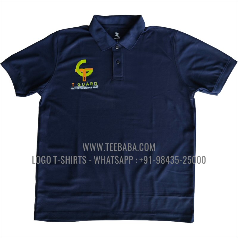 PP Dry Fit 170 GSM Polyester Collar Polo T-Shirt