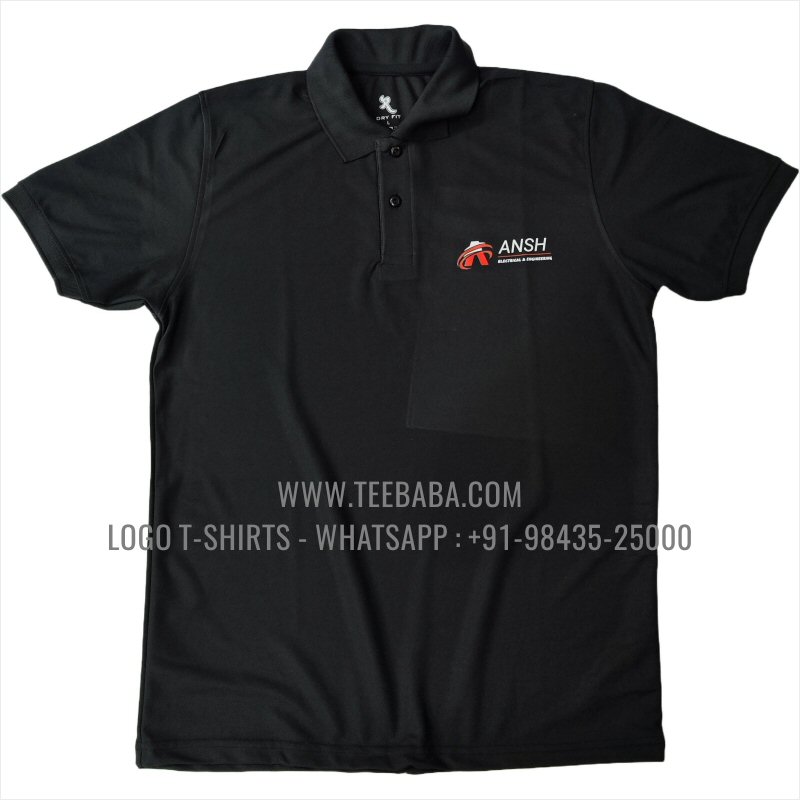 PP Dry Fit 170 GSM Polyester Collar Polo T-Shirt