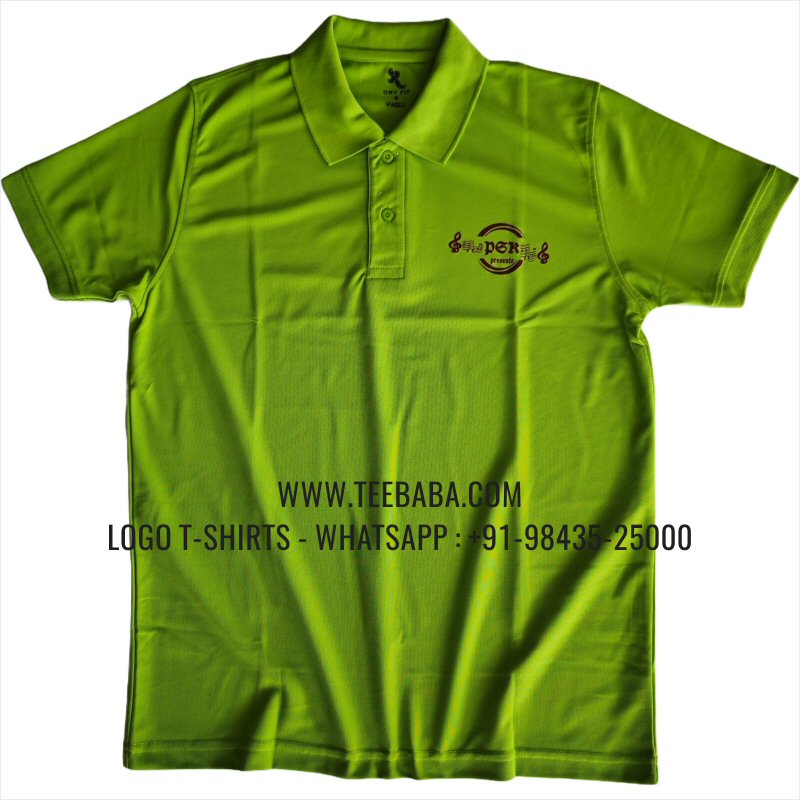 PP Dry Fit 170 GSM Polyester Collar Polo T-Shirt