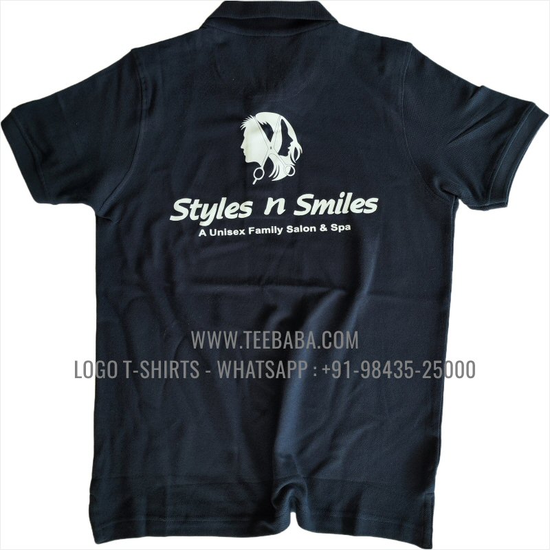 Saloon Uniform Collar Polo T-Shirt