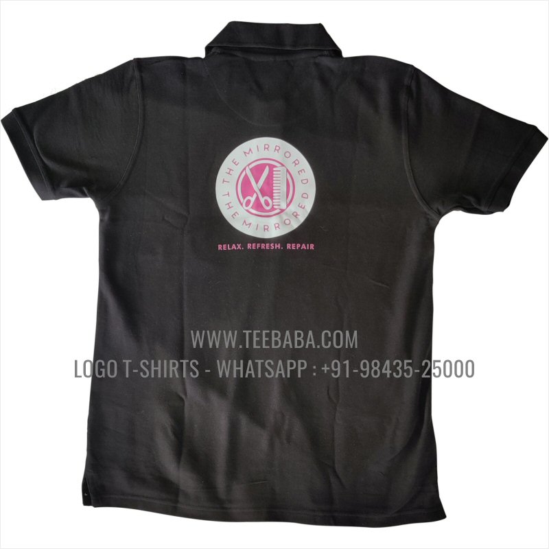 Saloon Uniform Collar Polo T-Shirt