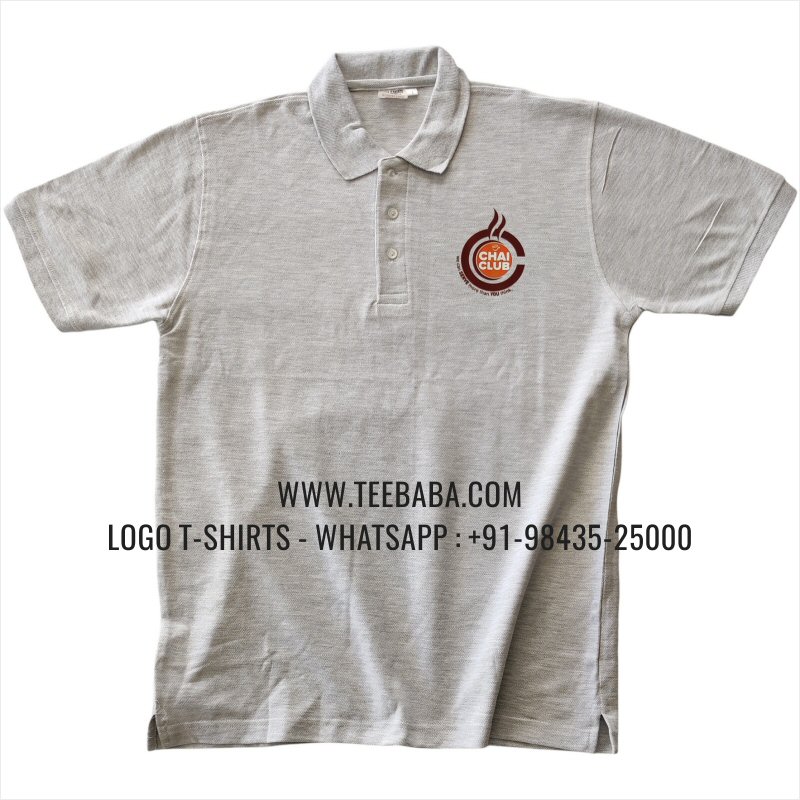 Tea Shop Uniform Collar Polo T-Shirt