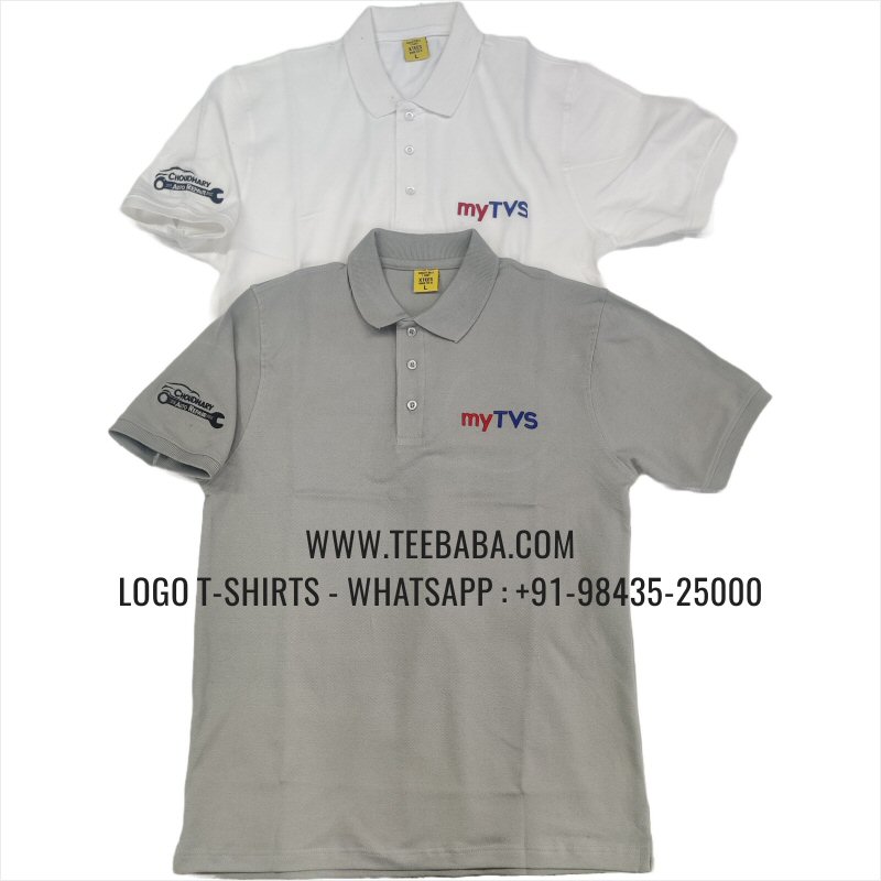 Two Wheeler Workshop Uniform Collar Polo T-Shirt