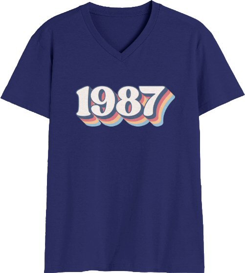 custom printed v neck t shirt