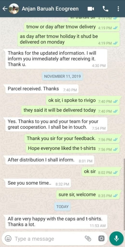 CUSTOMER FEEDBACK 320 101