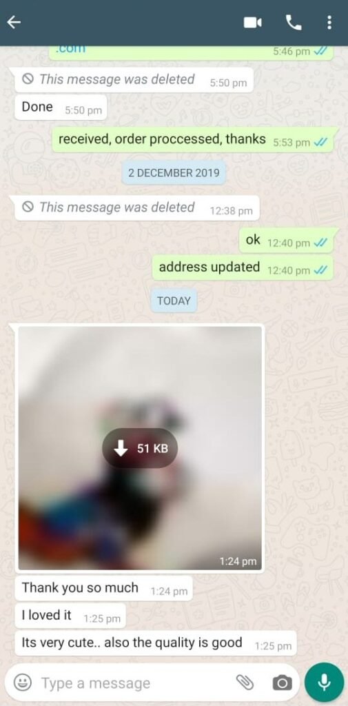 CUSTOMER FEEDBACK 323 104