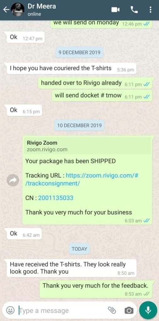 CUSTOMER FEEDBACK 325 106