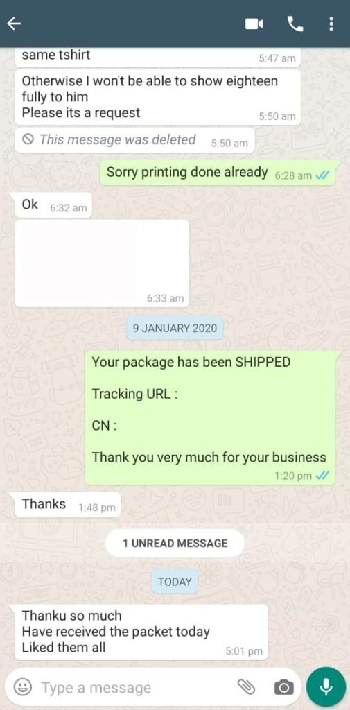 CUSTOMER FEEDBACK 335 116