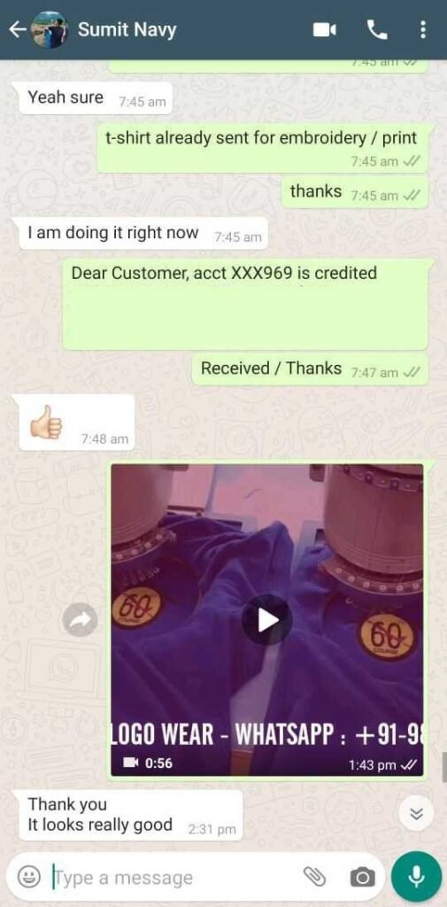CUSTOMER FEEDBACK 338 119