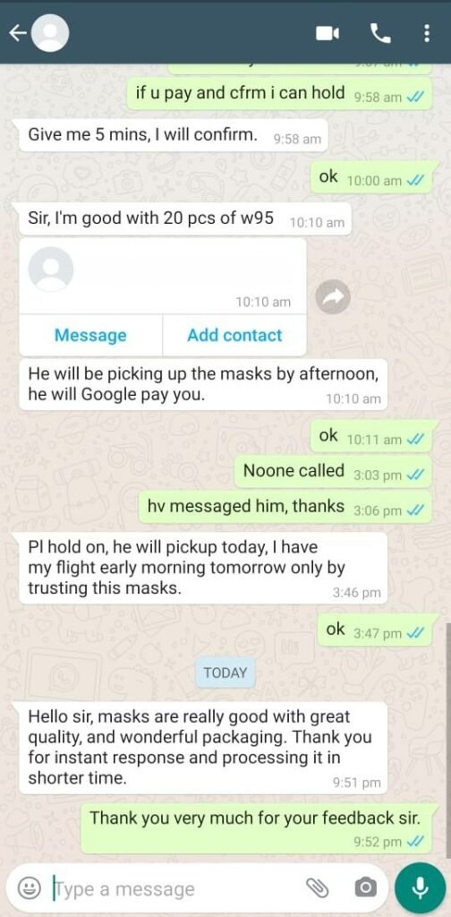 CUSTOMER FEEDBACK 376 157