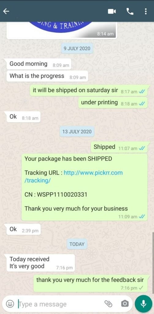 CUSTOMER FEEDBACK 381 162