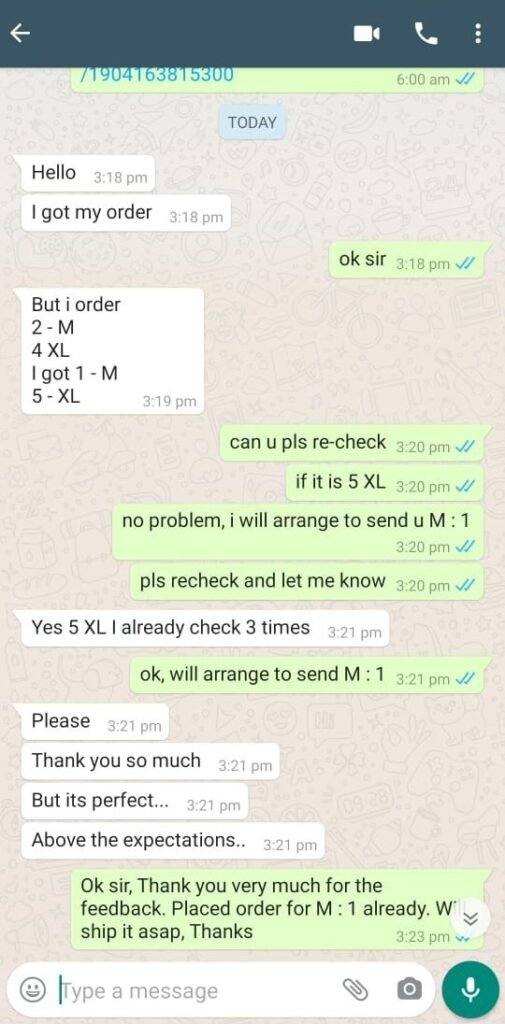 CUSTOMER FEEDBACK 401 182