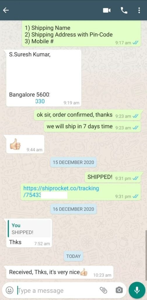 CUSTOMER FEEDBACK 240 219