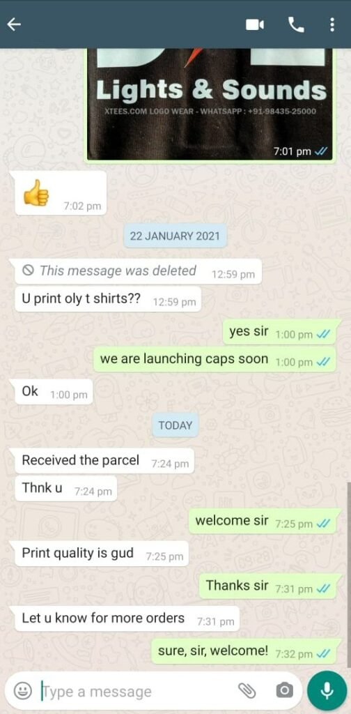 CUSTOMER FEEDBACK 252 231