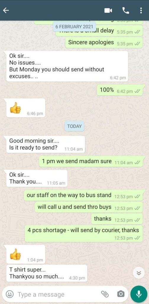 CUSTOMER FEEDBACK 257 236