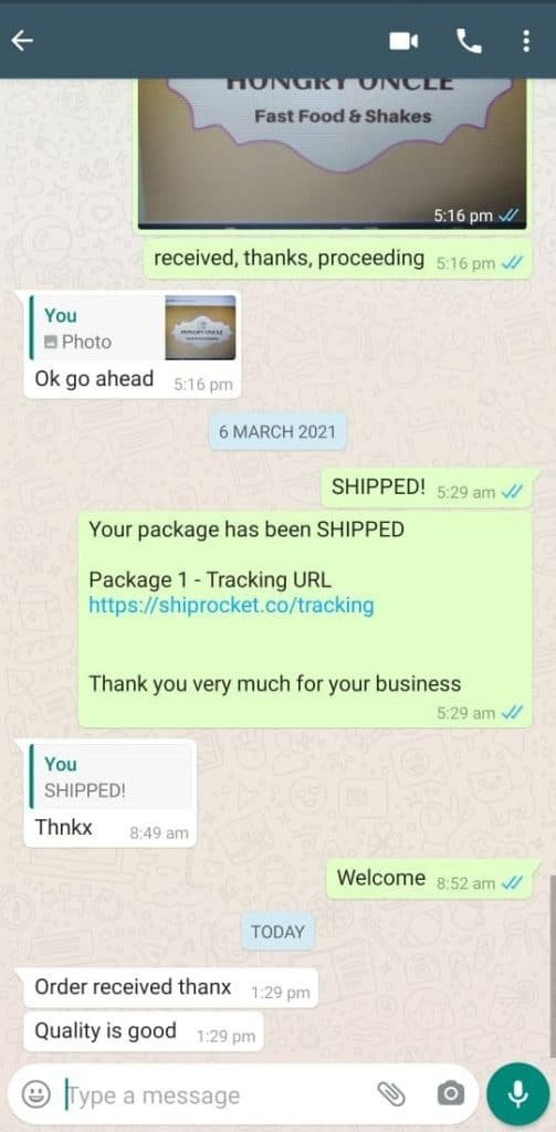 CUSTOMER FEEDBACK 268 247