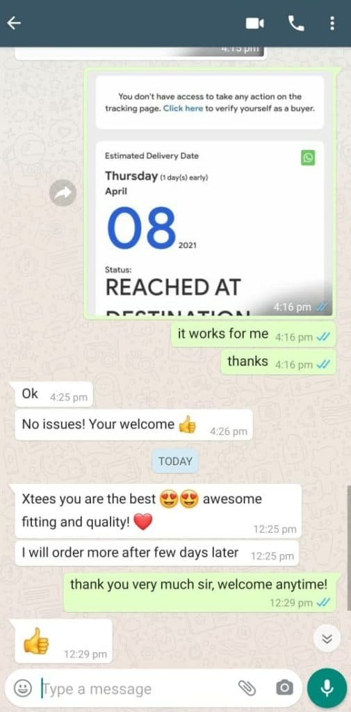 CUSTOMER FEEDBACK 279 258