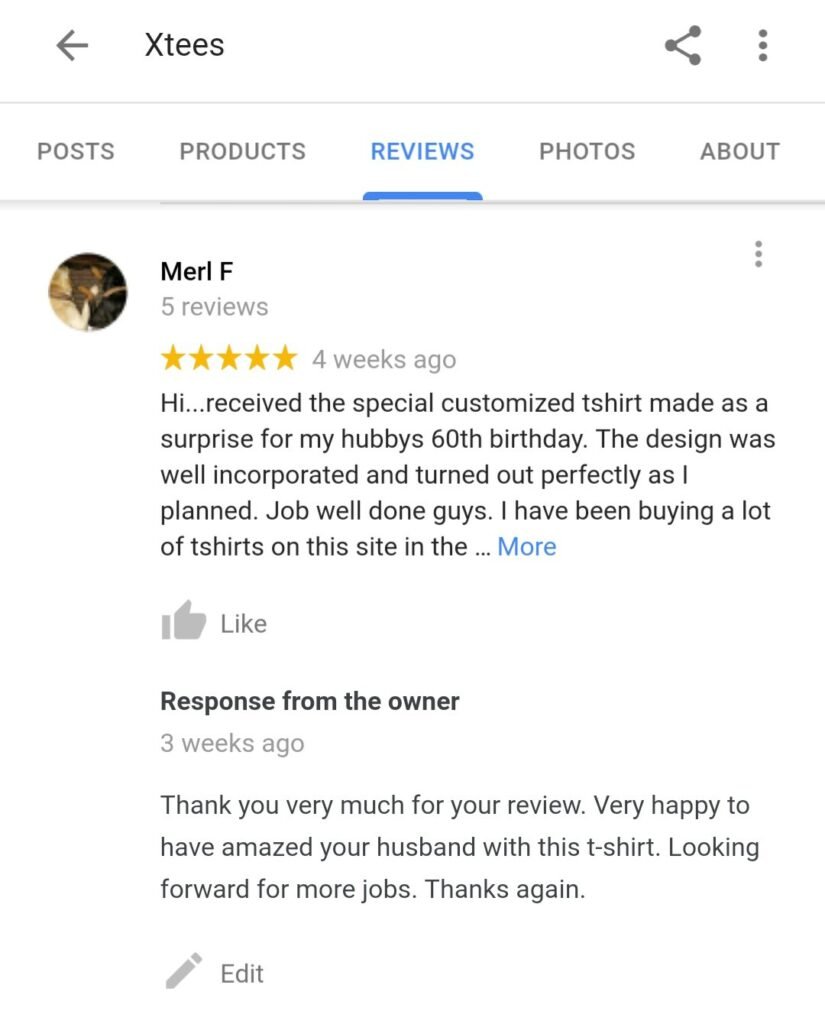 CUSTOMER FEEDBACK 443 26