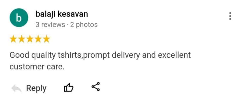 CUSTOMER FEEDBACK 296 275