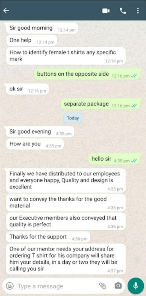 CUSTOMER FEEDBACK 144 321