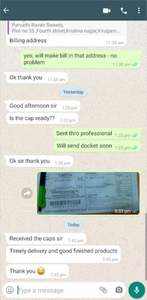 CUSTOMER FEEDBACK 147 324