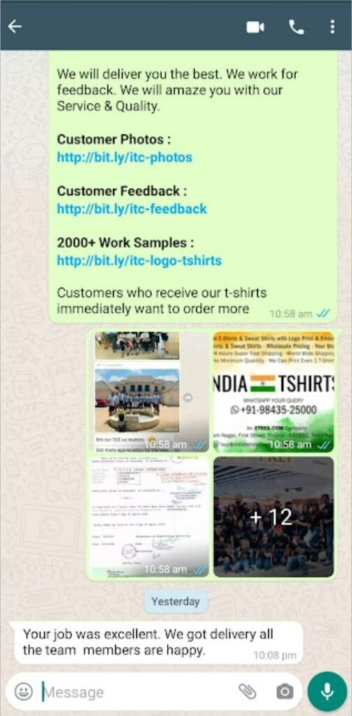 CUSTOMER FEEDBACK 148 325
