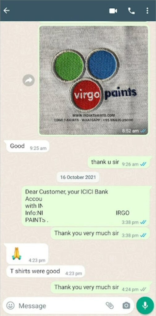 CUSTOMER FEEDBACK 158 335