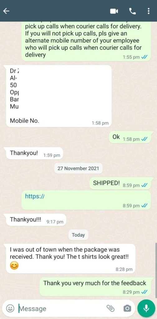 CUSTOMER FEEDBACK 168 345