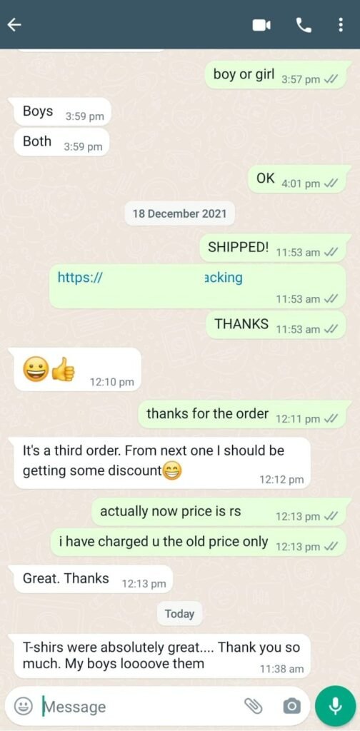 CUSTOMER FEEDBACK 172 349