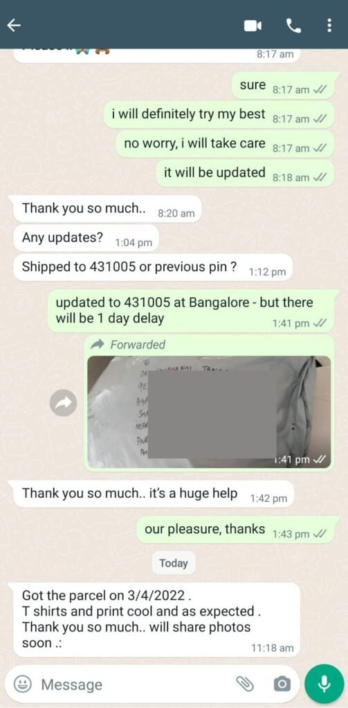 CUSTOMER FEEDBACK 201 378