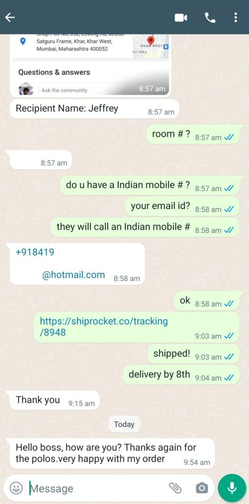 CUSTOMER FEEDBACK 209 386