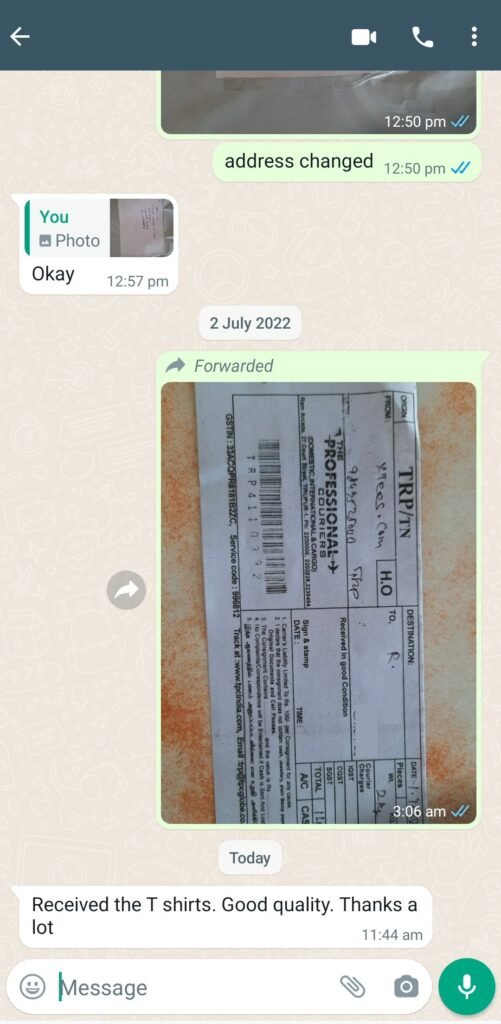 CUSTOMER FEEDBACK 22 397 2