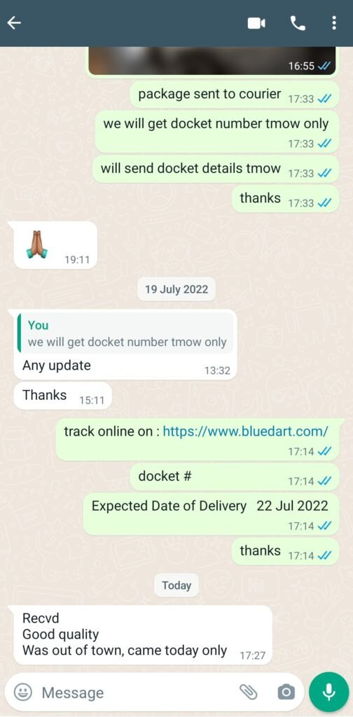 CUSTOMER FEEDBACK 25 400 2