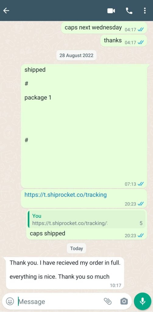 CUSTOMER FEEDBACK 34 409 2