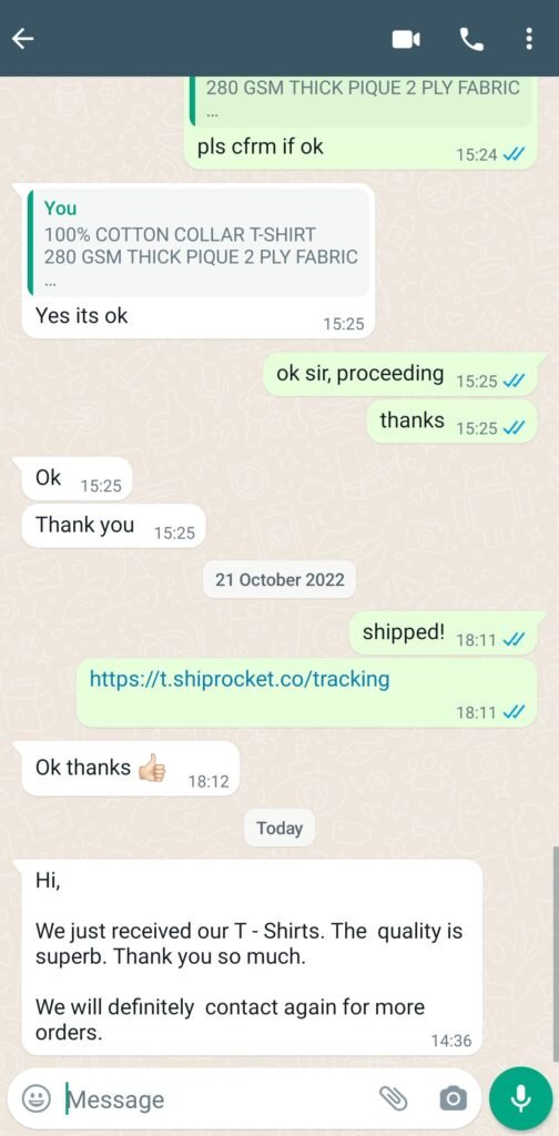 CUSTOMER FEEDBACK 55 430 2